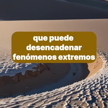 Por primera vez en su historia, el desierto de Arabia Saudita se llenó de nieve.