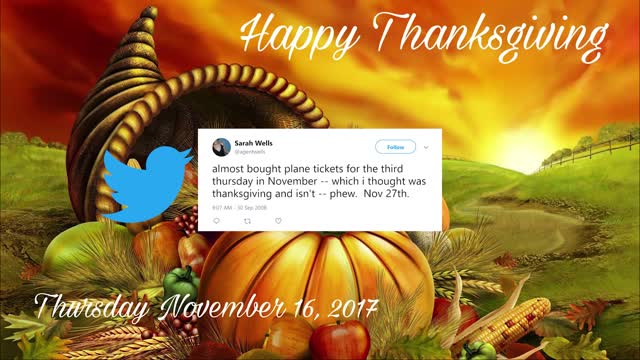 Mandela Effect - Thanksgiving Day (Thursdays have changed) - RealityShifter