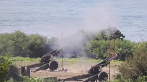 The Taiwanese Armed Forces have completed a two-day artillery live-fire exercise in Pingdong County.