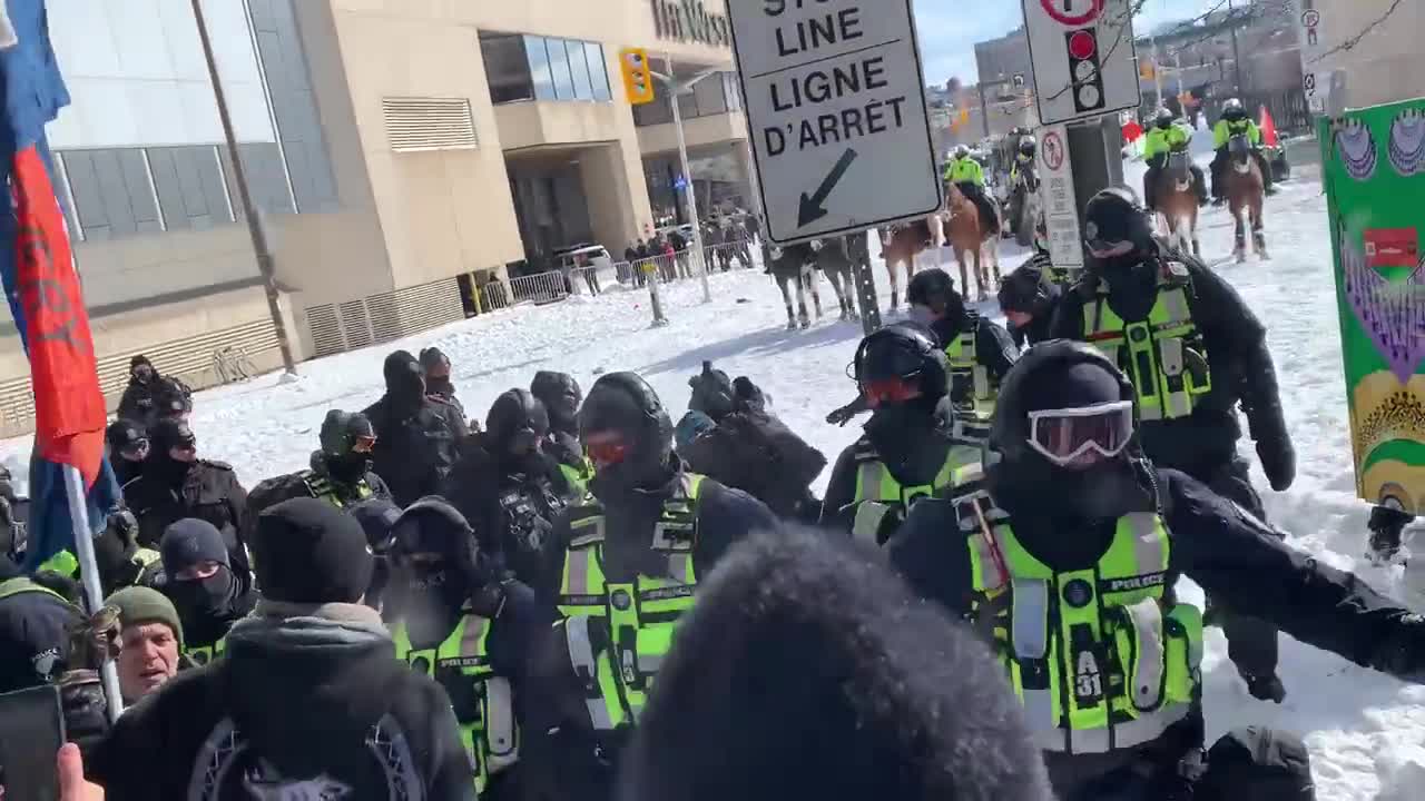 Gestapos in Canada - Cross Enemy lines & get the shit beat out of you