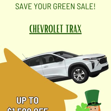 ST. PADDY’S SAVE YOUR GREEN SALE!