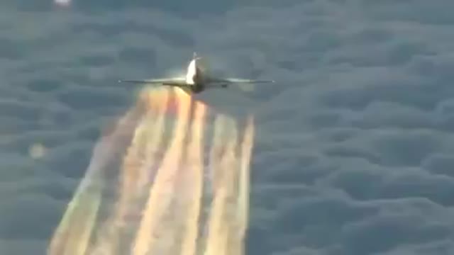 Someone recorded them spraying