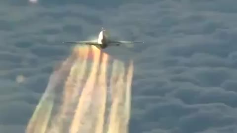 Someone recorded them spraying