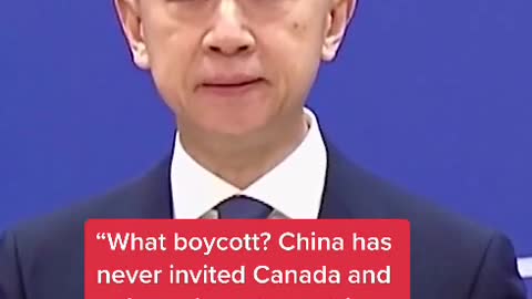 China spoke