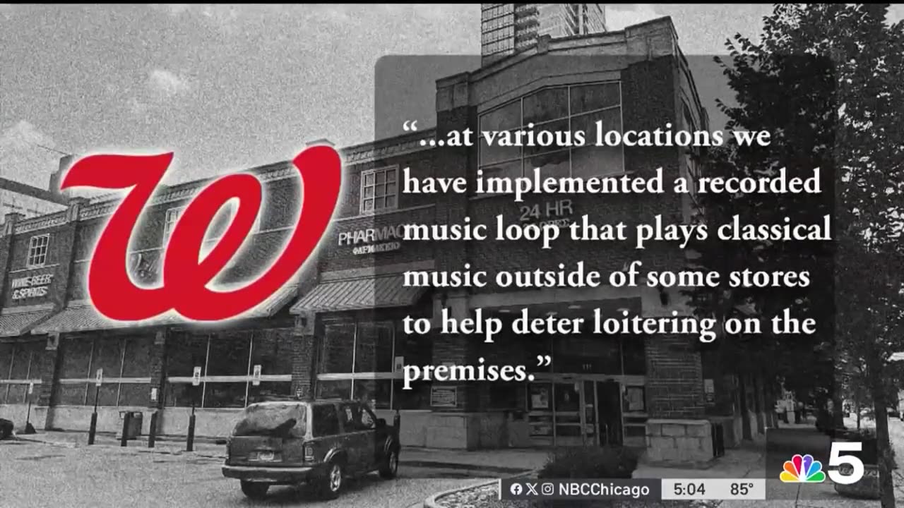 INSANE: Walgreens stores in Chicago now blast classical music to ward off loitering!