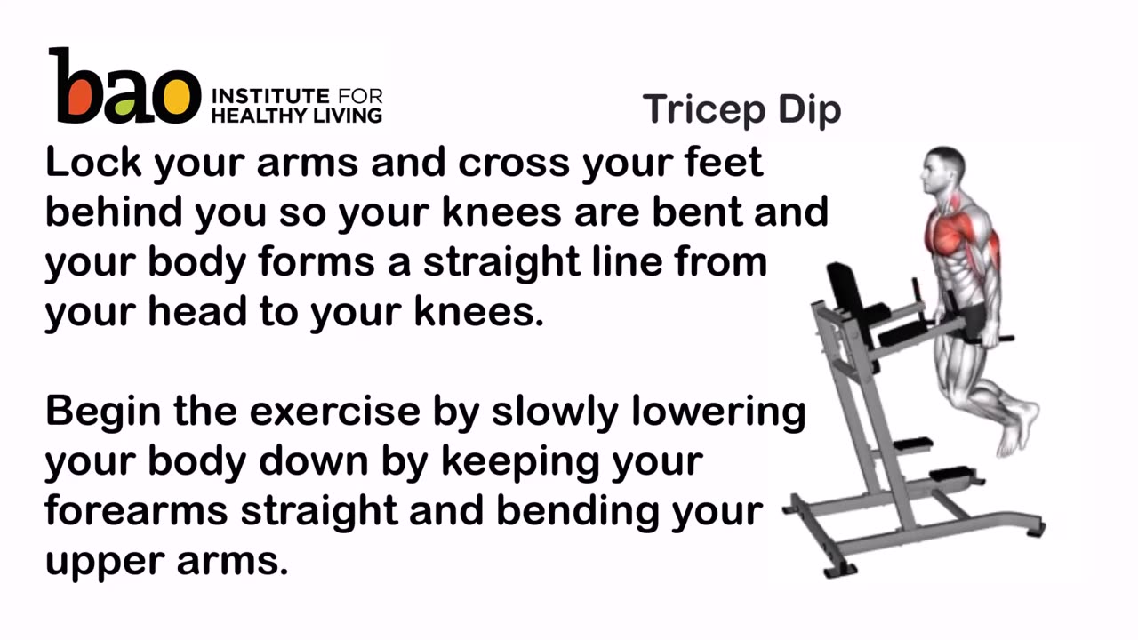 exercise Tricep Dip