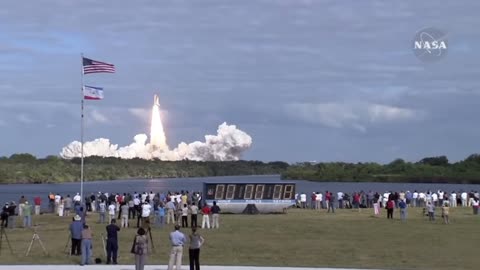 STS-129 Launching into Space