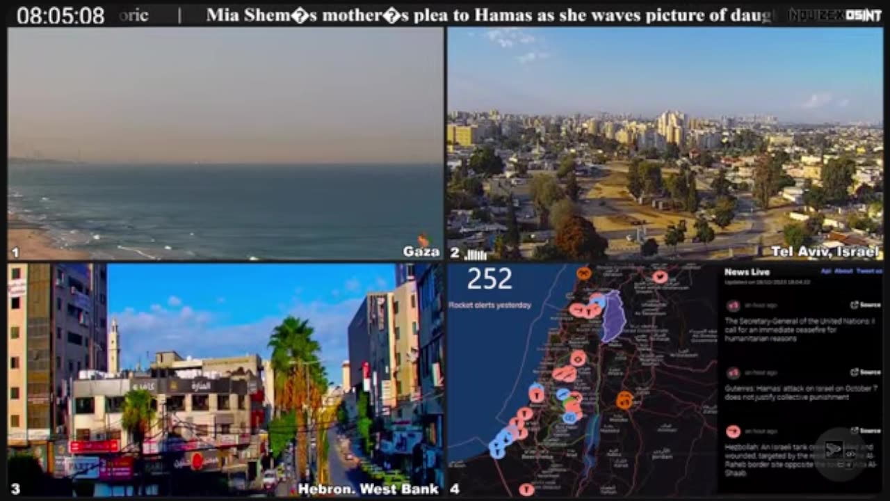 Gaza Live: Real-time HD Camera Feeds from Gaza