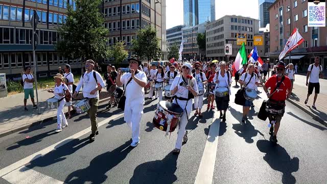 Freiheitstrommeln Bochum in Frankfurt am 25.06.2022