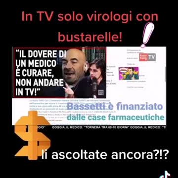 Il dott. Bassetti e i suoi conflitti di interesse (Mecojoni!)