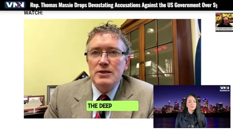 Rep. Thomas Massie drops devastating accusations against the US government.