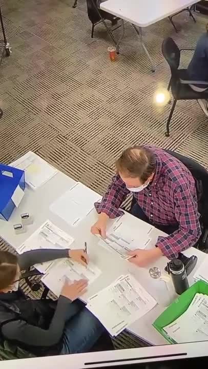 Voter Fraud Caught on Camera!