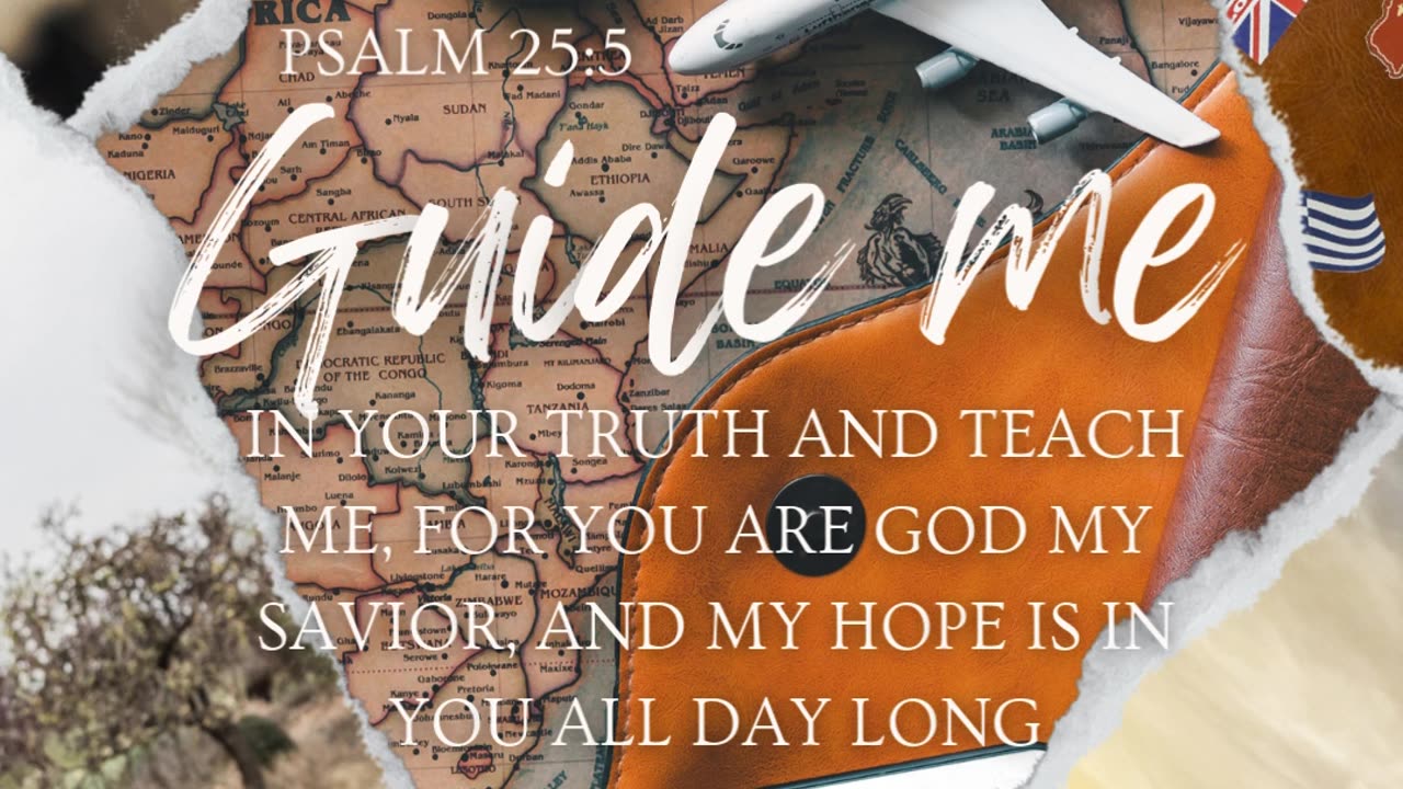 Guide me in your truth and teach me,