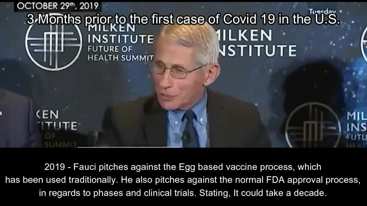 Fauci's desire to use mRNA nanoparticle tech as a vaccine was undeniable.