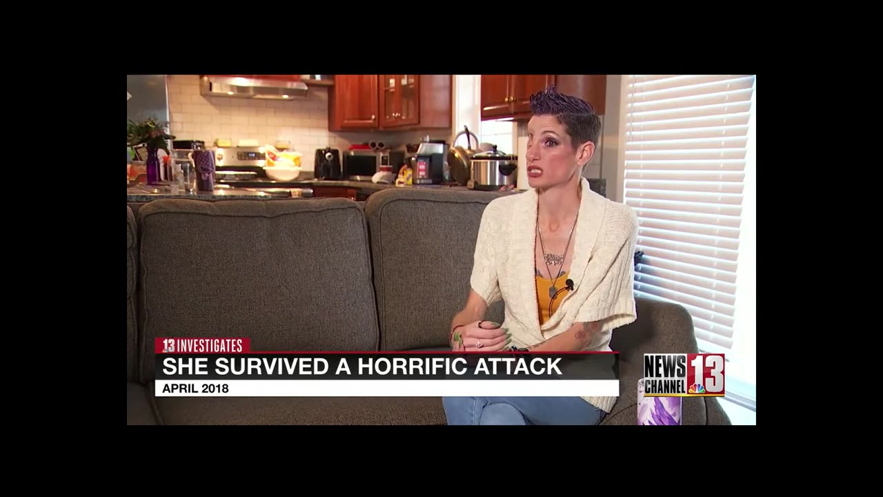 Domestic violence survivor hopes sharing her story helps others. (KATIE 2)