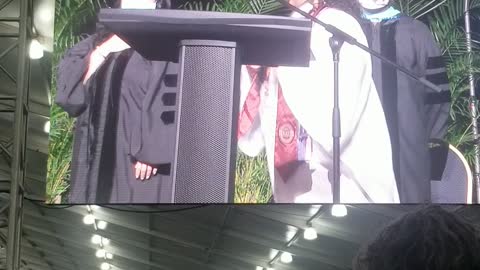 Star Spangled Banner at HS Graduation