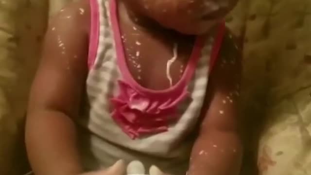 BABY FULL OF MILK