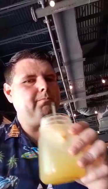 Sipping A Beach Day Drink