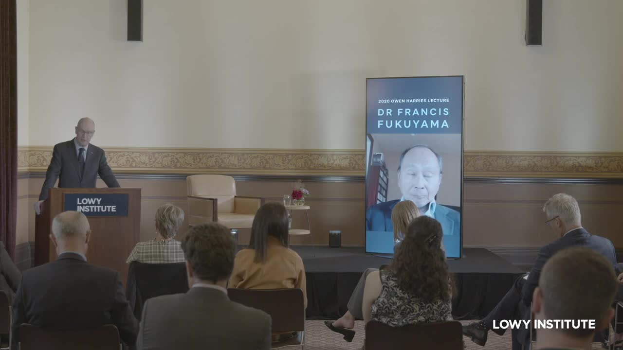Dr Francis Fukuyama on liberalism and the 2020 US presidential election