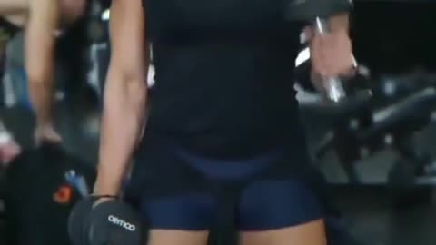 Girl Gym video #viral #workout #gymlovers #fitness #health