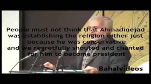Iranian official admits Iran is not Islamic
