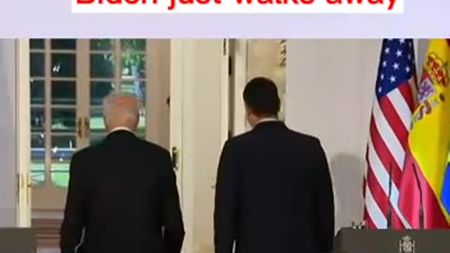 Biden Walks Away After Reporter Asks For His "Reaction To The Deaths Of 50 Migrants In Texas"