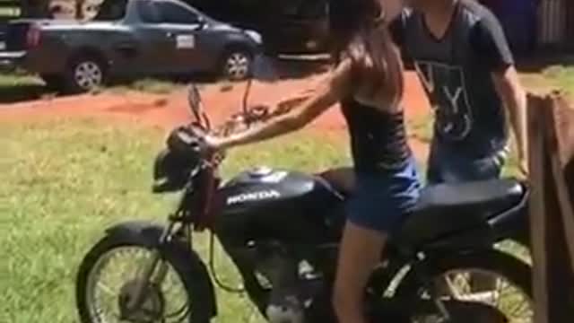 Embarrassed Biker Apprentice! very funny!