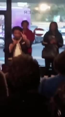 Abrams Tells Supporters To Socially Distance For Social Media