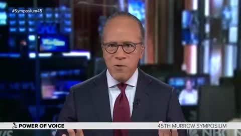 NBC's Lester Holt Declares It Is Not Necessary To ‘Always Give Two Sides Equal Weight And Merit’