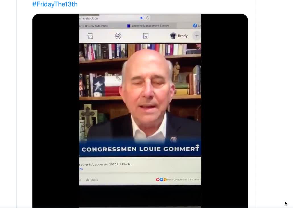 Louie Gohmert Scytl November 13, 2020 Part 1