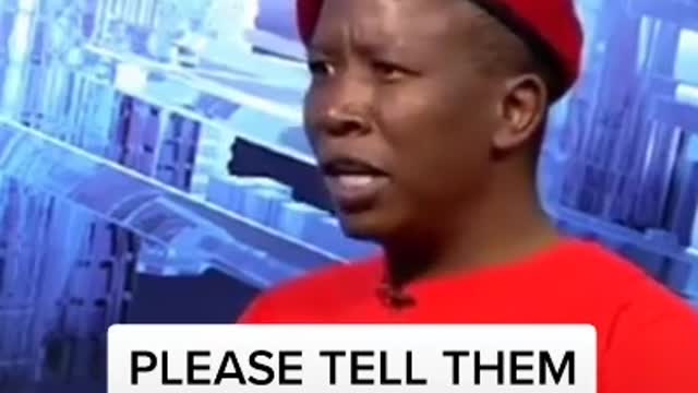 Julius malema on Nigeria