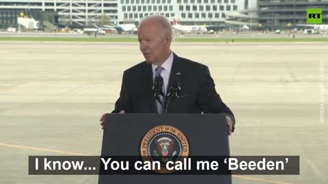 RT. 'Beeden': Biden's latest gaffe