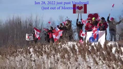 Canadians heading to Ottawa, 28 January 2022