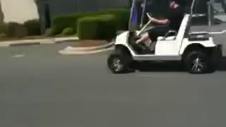 MacsBoost Modified Golf Cart with GSXR600 Engine