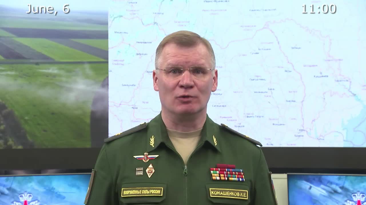 Briefing by Russian Defence Ministry, (June 6, 2022)