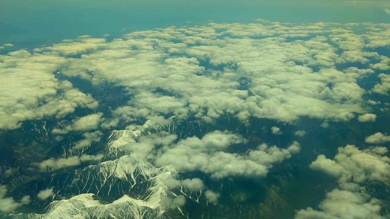 Mount Fuji Aerial View _ Fuji-san _ Birds eye view of Mount Fuji _ Mt. Fuji from plane _ Japan Tokyo