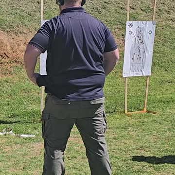 Carter training with Gabe White at Tac-Con 2024