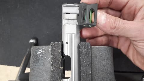 Factory Rear Sight Removal & Center Focus Sight Install