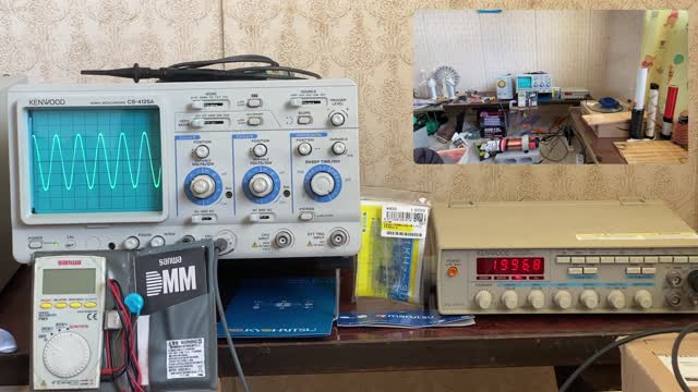 【非公開】2021.3.19 空芯変圧器の試作