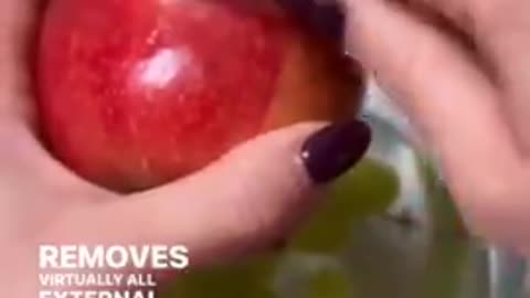 Don’t eat those apples or grapes before washing them