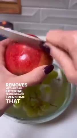 Don’t eat those apples or grapes before washing them