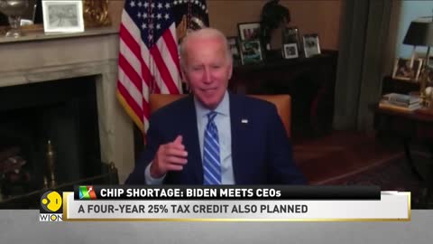 Chip Shortage in United States Biden meets CEOs Business News World News WION