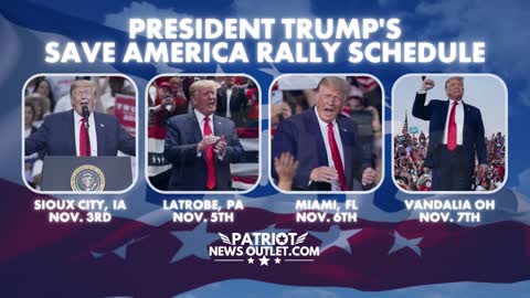 President Trump's Save America Rally, November Schedule, Watch With Us Live