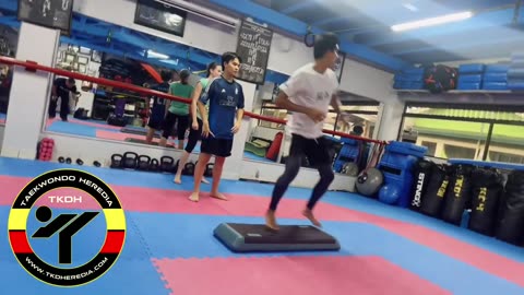 Ejercicios para mejorar la impulsión de la patada en TAEKWONDO