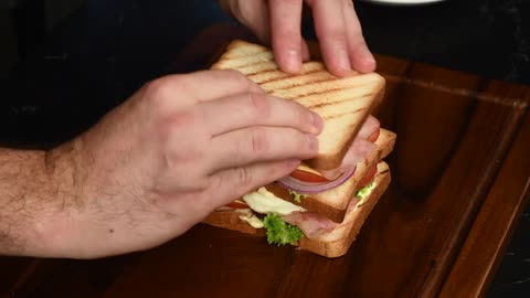 Super easy and tasty sandwich in 5 minutes.