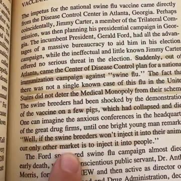 Chicken Flu 2024: Same playbook as Swine Flu 1976.