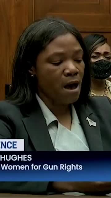 A gun violence victim shares her story and common sense