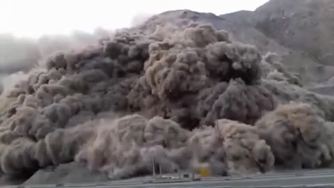 APOCALYPTIC LANDSLIDE IN IRAN