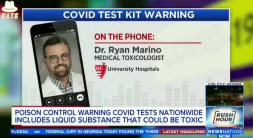 Government Provided Covid Tests May Be Poisonous! Coming to Your Mailbox Soon!