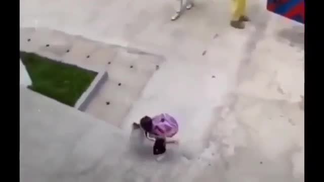 Brave little girl beats corona